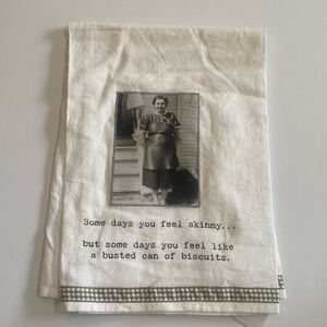 All occasion funny kitchen towel Primitives By Kathy 24x24 NEW with tags